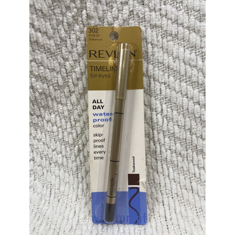 Revlon Timeliner All Day Waterproof Eyeliner (4238-02)  0.04 oz USA 302 Teakwood
